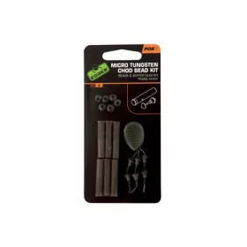 Fox EDGES™ Micro Chod Bead Kit - Trans Khaki Bead Kit
