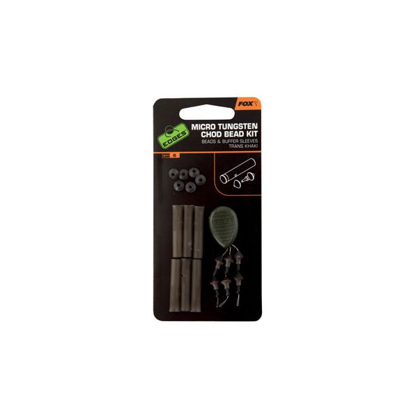 Fox EDGES™ Micro Chod Bead Kit - Trans Khaki Bead Kit