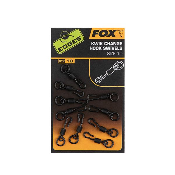 Fox EDGES™ Kwik Change Hook Swivels Edges Kwik change hook swivels size 10 x 10