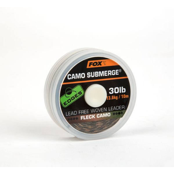 Fox EDGES™ Submerge Camo Leader Submerge Fleck Camo 30lb - 10m Braided Line
