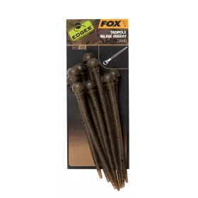Fox EDGES™ Camo Tadpole Inserts x 10 Rubber Sleeve