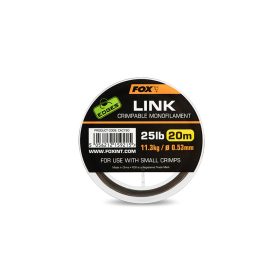 Fox Edges 20m 0.53mm Khaki Monofilament Leader