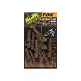 Fox Edges Camo 10 Lead Clip 10pcs
