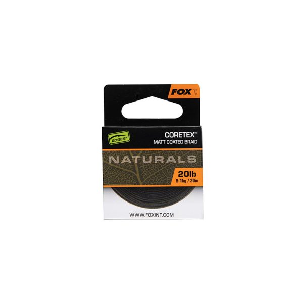 Fox Edges Naturals Coretex 9,1kg 20m Braided Hook