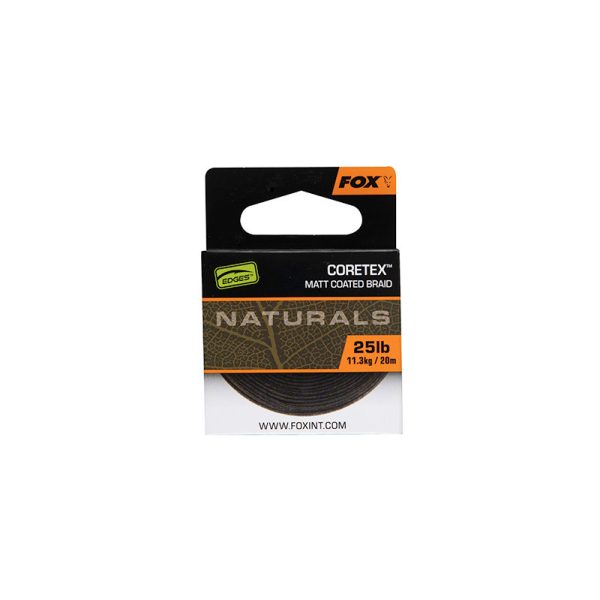 Fox Edges Naturals 11,3kg 20m Braided Hook