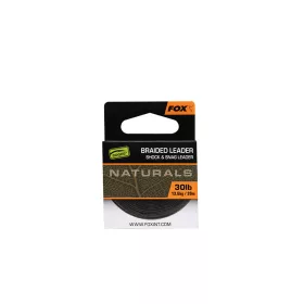 Fox Edges Naturals Braided Leader 18.1kg 20m