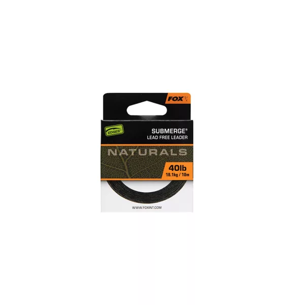 Fox Edges Naturals Submerge Braided Leader Line 18,1kg 10m