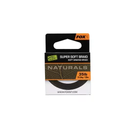   Fox Edges Naturals Super Soft Braid Braided Leader Line 35lb 20m