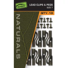 Fox Edges Naturals Size 7 Lead Clips & Pegs Lead Clip