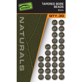 Fox Edges Naturals 6mm Rubber Bead 30pcs