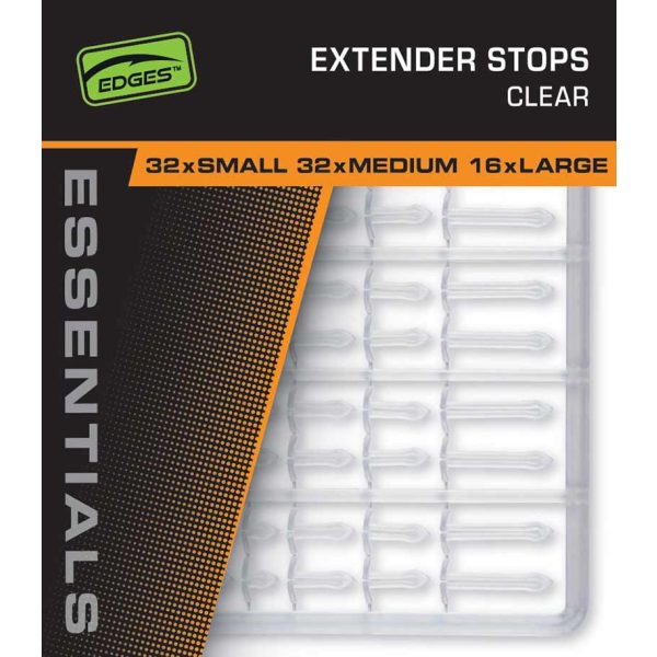 Fox Edges Essentials Transparent Stopper 2pcs