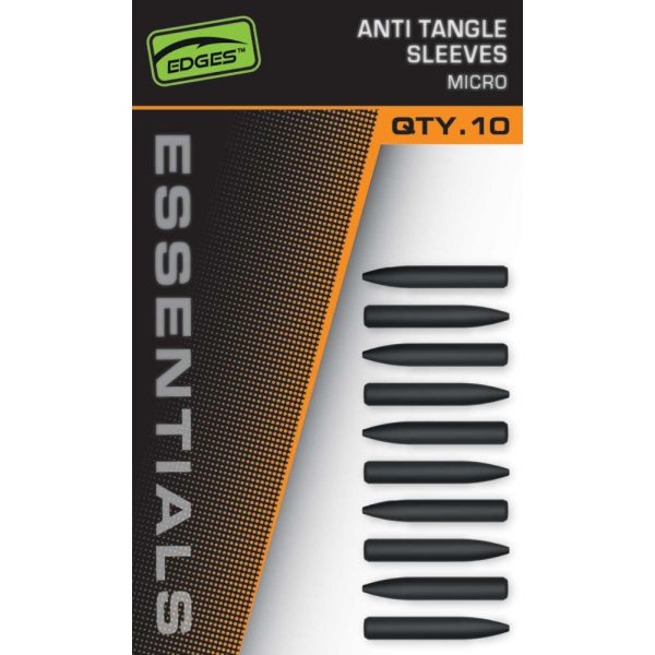 Fox Edges Essentials Tungsten Anti Tangle Sleeves Micro Grip 8pcs