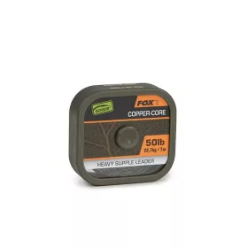 Fox Naturals Copper Core Braided Leader Line 50lb 7.00m