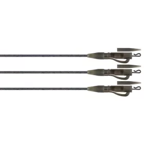 Fox Edges Tungsten Tubing Leadclip Ready Rigs Size 7 3pcs