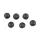 Fox Naturals Tapered Bore Bead 5mm Rubber Bead 20db