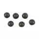 Fox Naturals Tapered Bore Bead 5mm Rubber Bead 20db