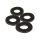 Fox Black Label Leather Washers - Washers