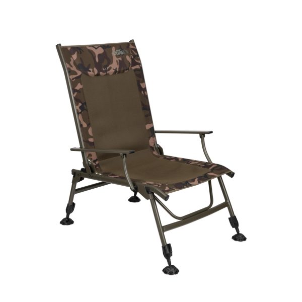 Fox Duralite Recliner XL Arm Chair Arm Fishing Chair 38-48x56x54cm