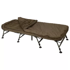   Fox Flatliner MF8 All Season System & Bed Fishing Bed with Sleeping Bag