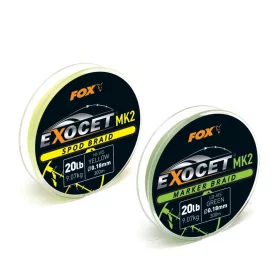   Fox Exocet® MK2 Spod & Marker Braid Marker Green Braided line 0.18mm/20lb x300m