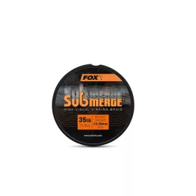 Fox Submerge Orange Sinking Braided Mainline 0,25mm 300m