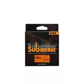 Fox Submerge Orange Sinking Braided Mainline 0,25mm 600m