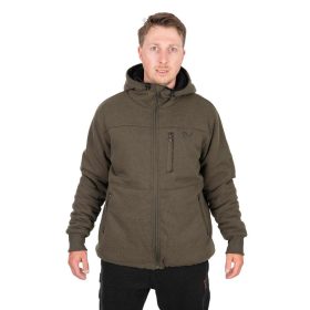   Fox Collection Sherpa Hoody Green-Black Jacket Thermo Jacket S