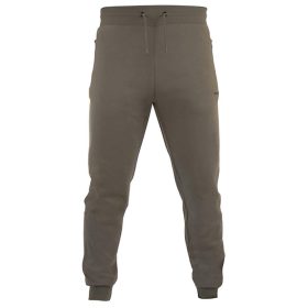 Fox Collection Sherpa Joggers Green-Black Sweatpants M