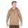 Fox Collection LW Zip Hoody Tan Ltd Pullover M