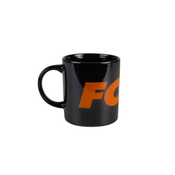 Black and Orange Logo Ceramic Mug
