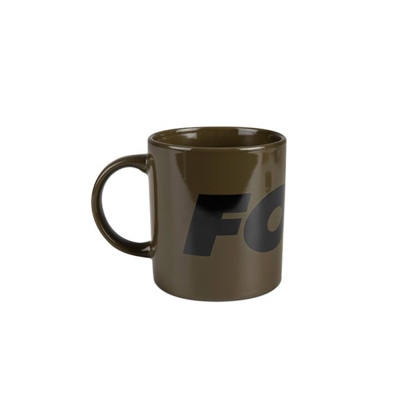Green and Black Logo Ceramic Mug