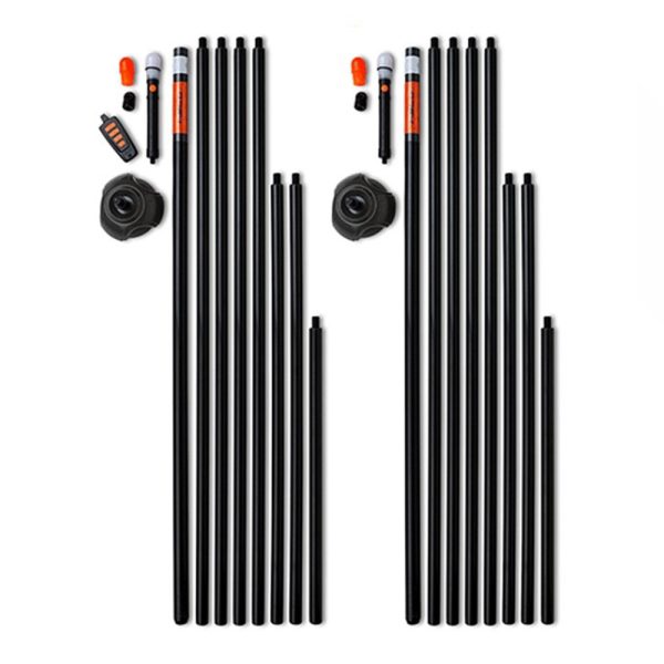 Fox Halo Illuminated Marker Pole – 2 Pole Kit Including Remote Halo 2 pole kit inc remote
