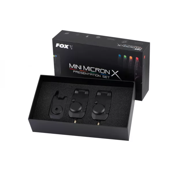 Fox Mini Micron X 2 rod set Electronic bite alarm