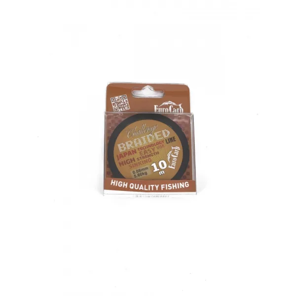 EuroCarp Challenge Braided Line 10 m 0,08 5,60 kg