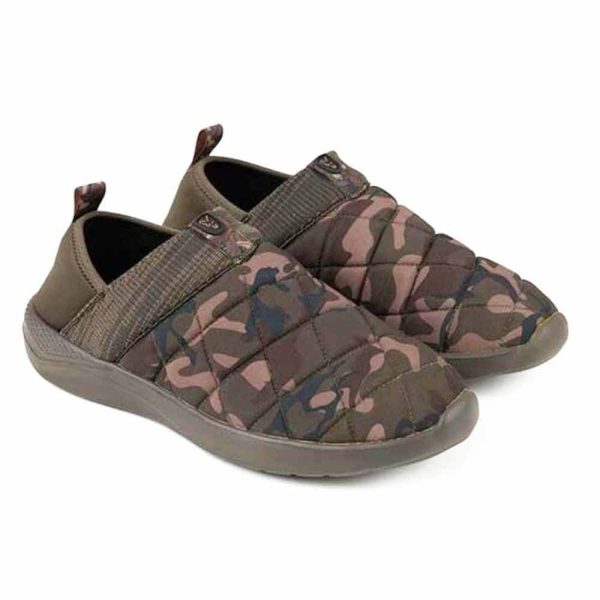 Fox Camo Khaki Bivvy Slipper Lined Slippers 10/44