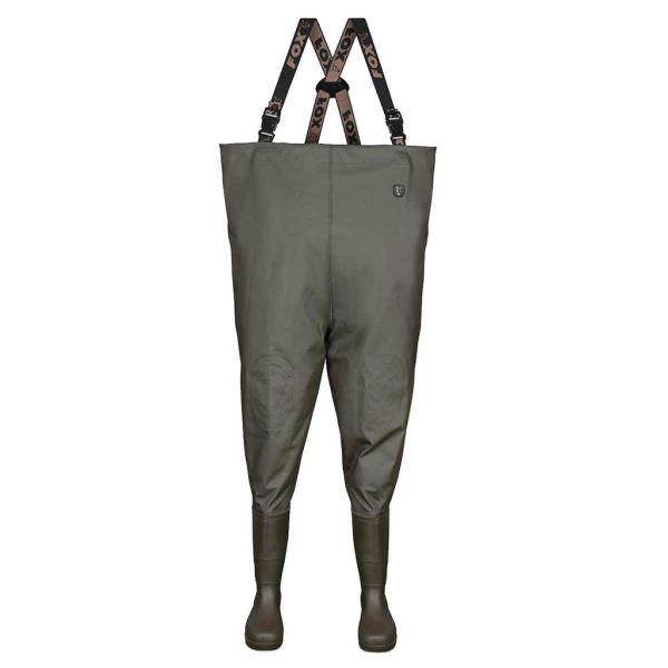 Fox Khaki HD Waders 45 Melles boots XL 45