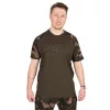 Fox Outline T-Shirt Khaki Camo Shirt L