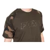 Fox Outline T-Shirt Khaki Camo Shirt L
