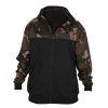 Fox LW Black-Camo Split Zip Hoody Zip Hoody Hoodie 3XL