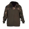 Fox LW Khaki-Camo Split Zip Hoody Zip Hooded Sweatshirt M