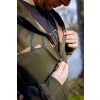 Fox LW Khaki-Camo Split Zip Hoody Zip Hooded Sweatshirt M