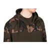 Fox LW Khaki-Camo Split Zip Hoody Zip Hooded Sweatshirt M