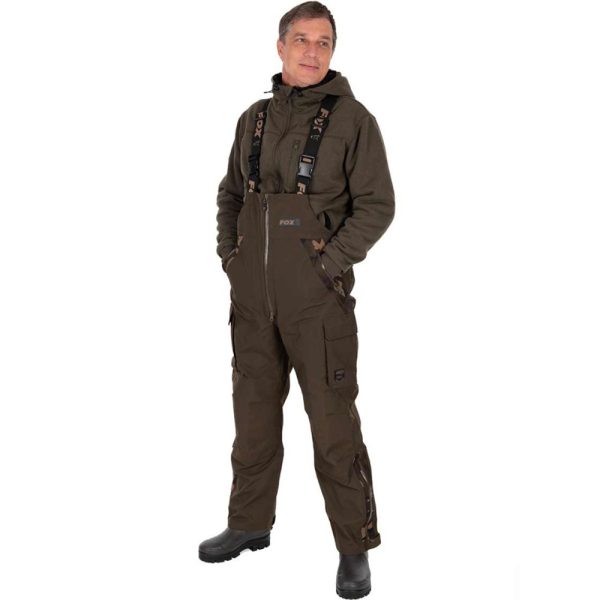 Fox RS25K Khaki Salopettes Waterproof Trousers L