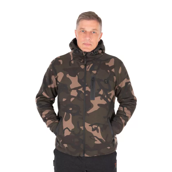 Fox Camo Full Zip Prem Sherpa 310 Hoodie Sweater XL