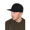 Black/Camo Flat Peak Snapback Cap Black / Camo Snapback hat