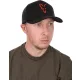 Fox Collection Black-Orange Baseball Cap