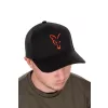 Fox Collection Black-Orange Baseball Cap