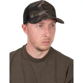 Fox Black Camo Trucker Baseball Cap