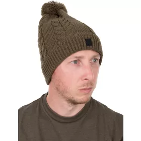 Fox Khaki Knitted Bobble Hat