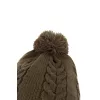 Fox Khaki Knitted Bobble Hat